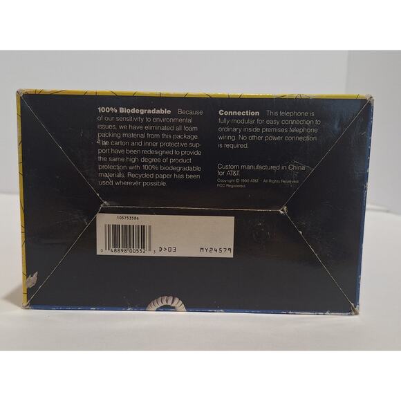 AT&T 712 Two-Line Telephone – Vintage NOS – New in Box with Manual & Cords - Picture 6 of 8